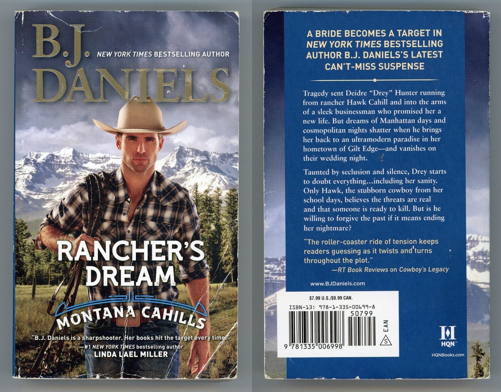 Montana Cahills Western Romance Lot of 4 Paperback by B.J. Daniels