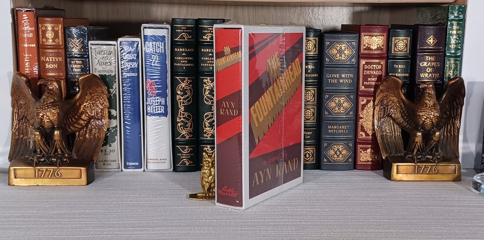 THE FOUNTAINHEAD A NOVEL BY AYN RAND THE FIRST EDITION LIBRARY BRAND NEW SEALED