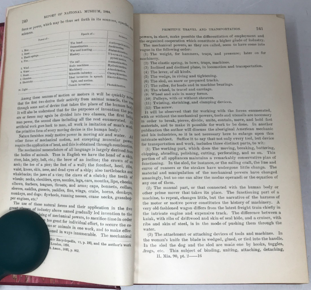 Primitive travel and transportation, Ex-library, Mason, 1896, E-92