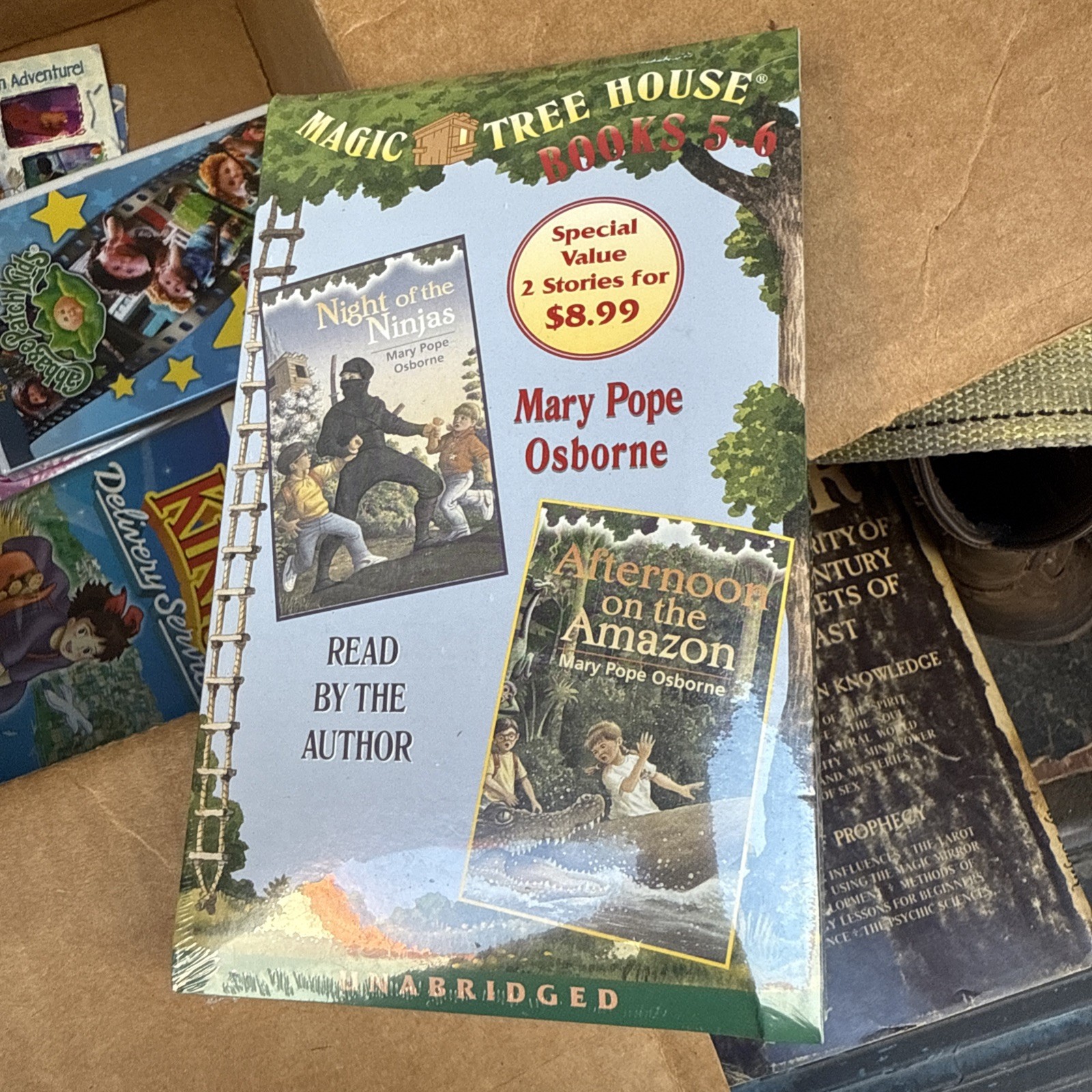 MAGIC TREE HOUSE: BOOKS 5 & 6: NIGHT OF THE NINJAS, By Mary Pope Osborne & Mary