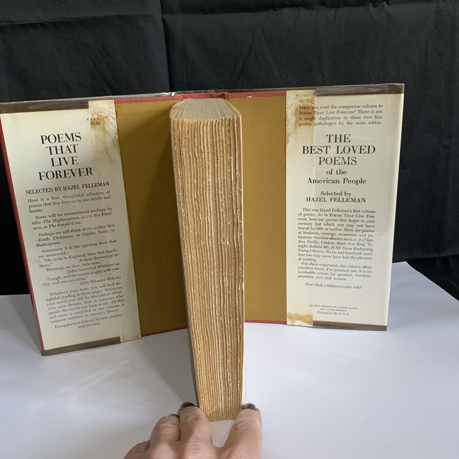 POEMS THAT LIVE FOREVER 1965 Selected by Hazel Felleman Hardback Used