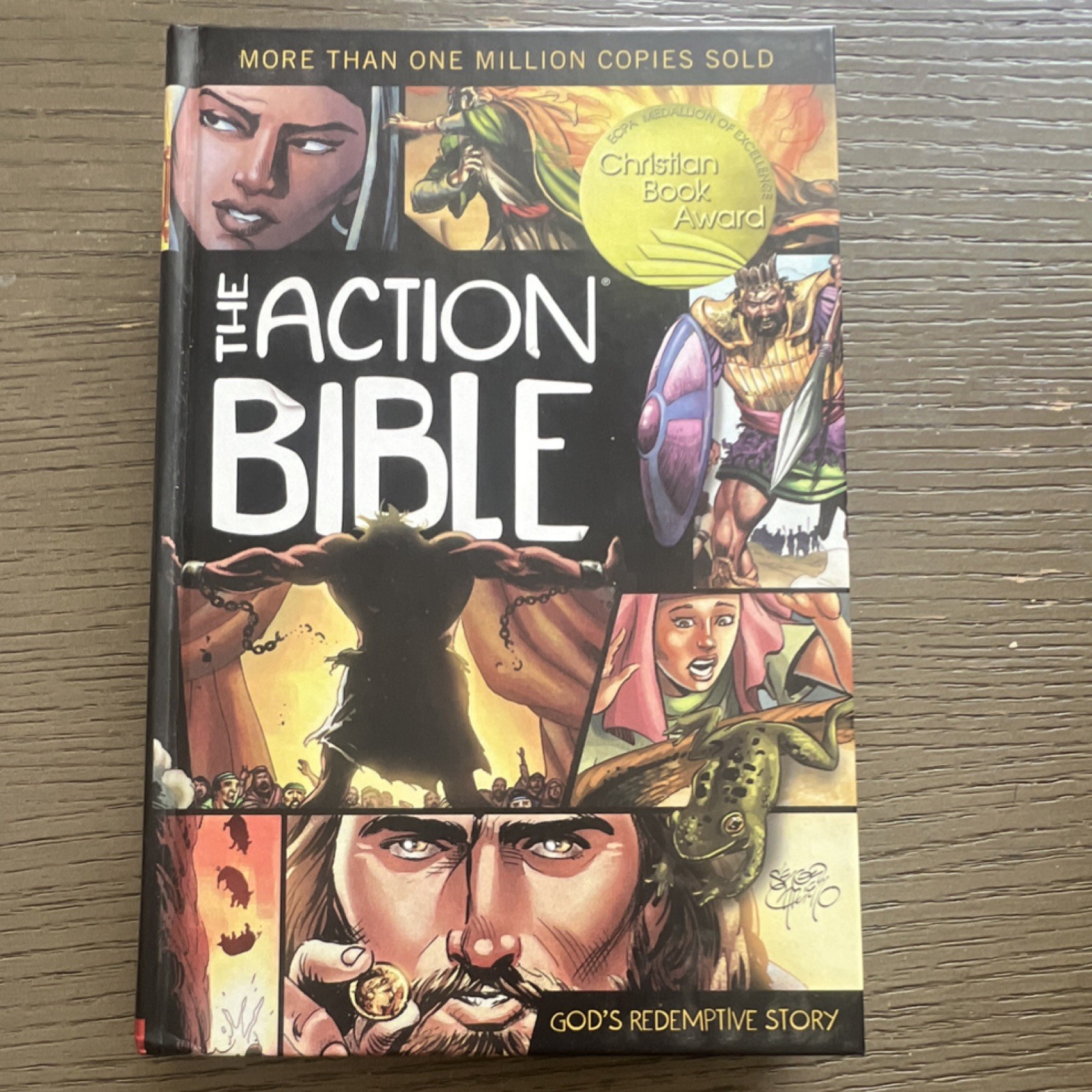 David C Cook The Action Bible Hardcover Illustrated Young Adults Sergio Cariello