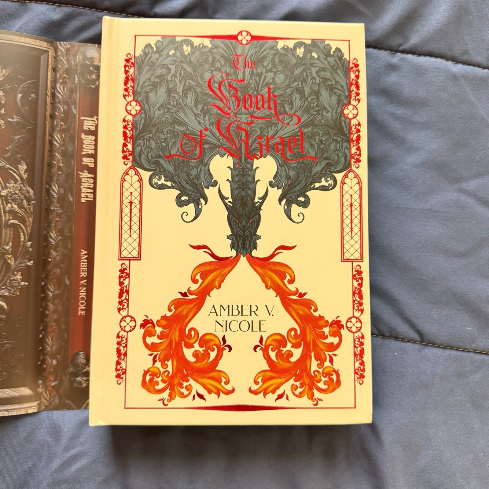 The Bookish Box THE BOOK OF AZRAEL Amber V. Nicole SPRAYED EDGES