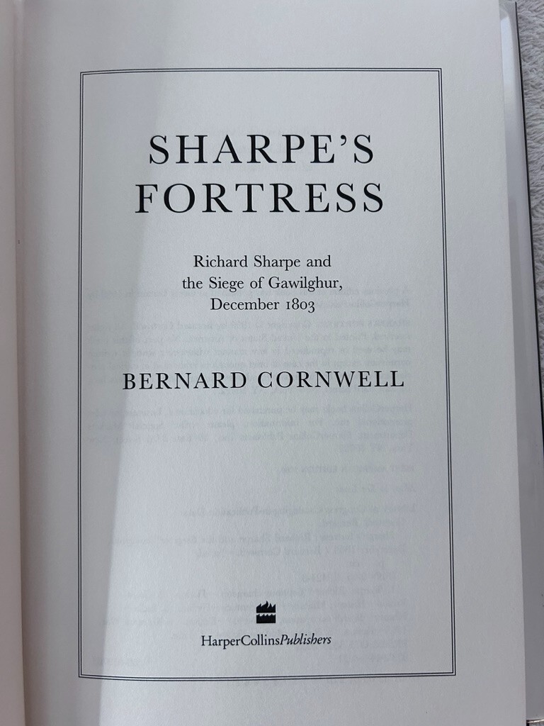 Bernard Cornwell,1356; Sharpe Series Books 3&11: Sharpe’s Fortress;Sharpe’s Fury