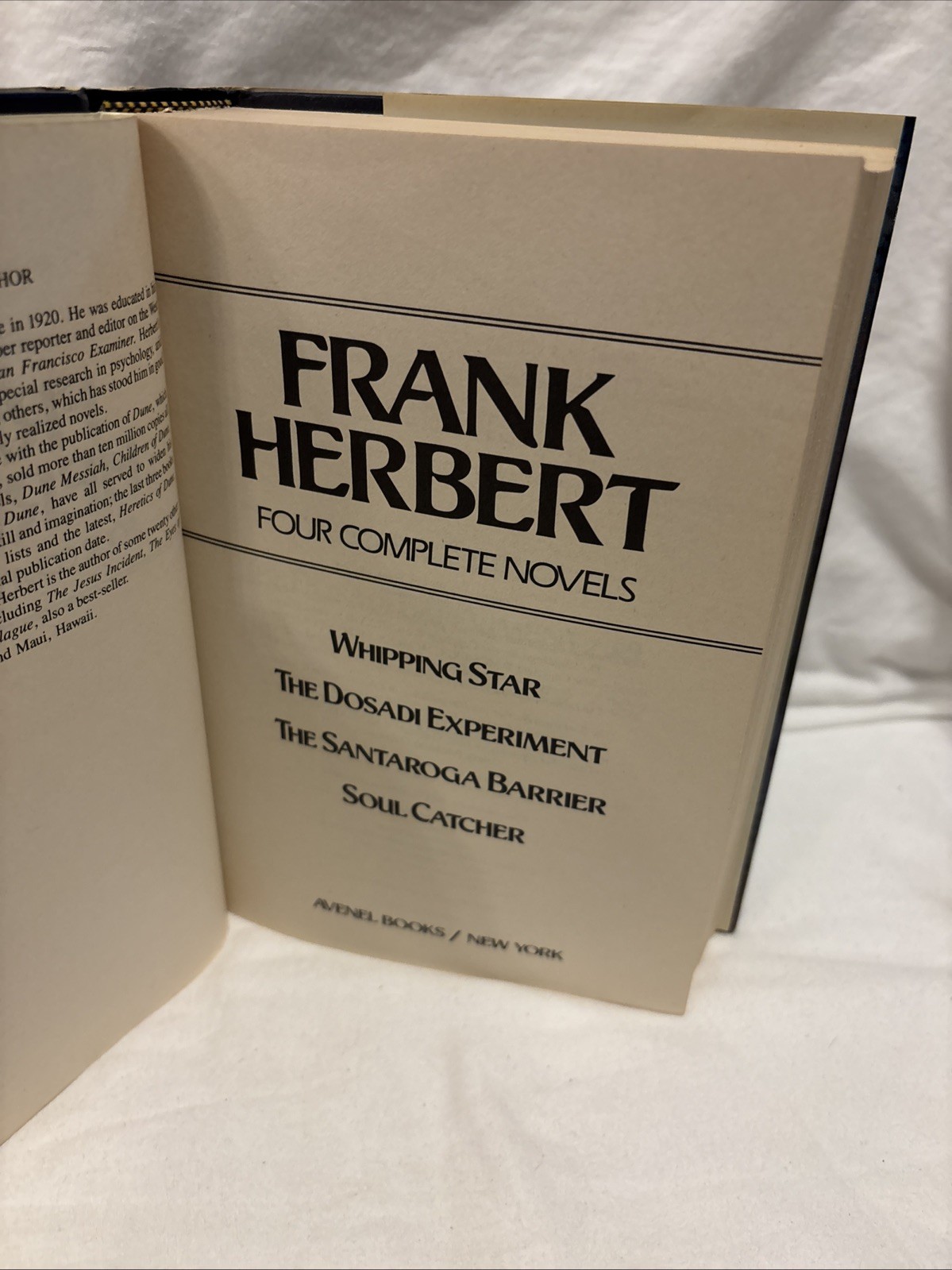 God Emperor of Dune Frank Herbert 1981 BCE Hardcover HCDJ 4 Complete Novels Lot