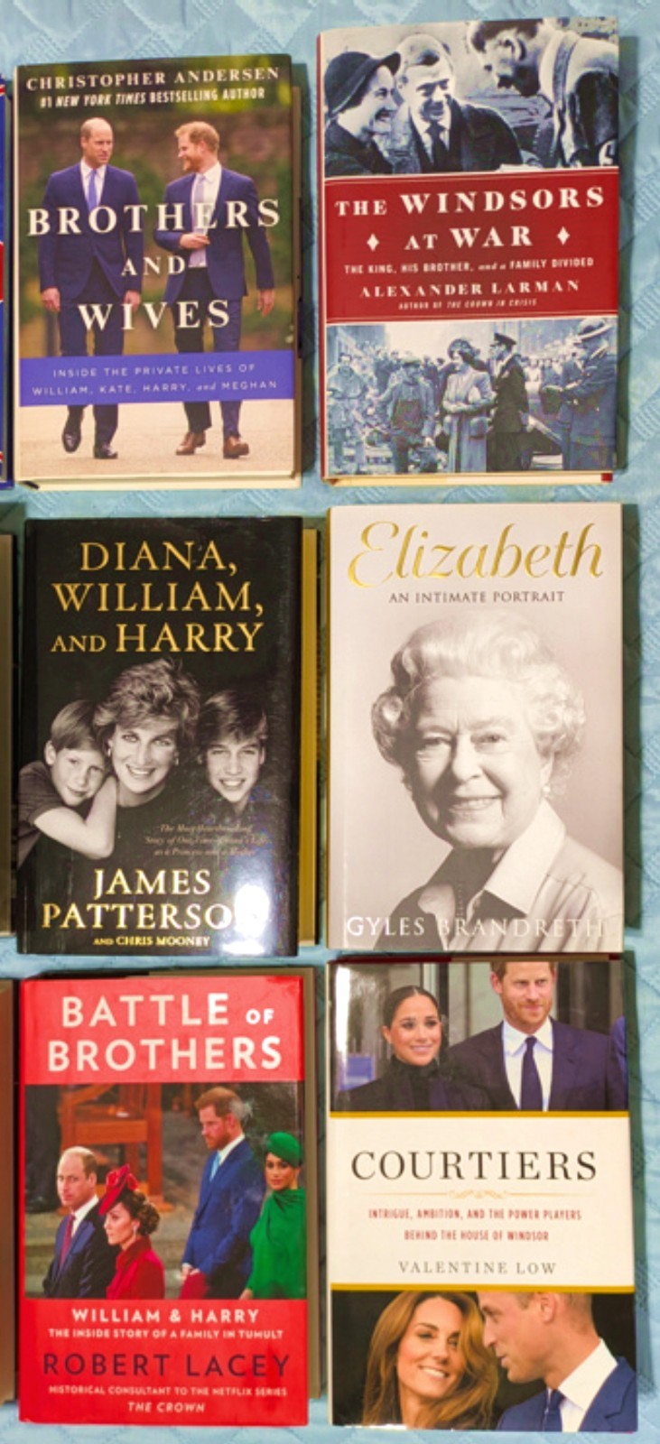 Lot of books on British Royalty