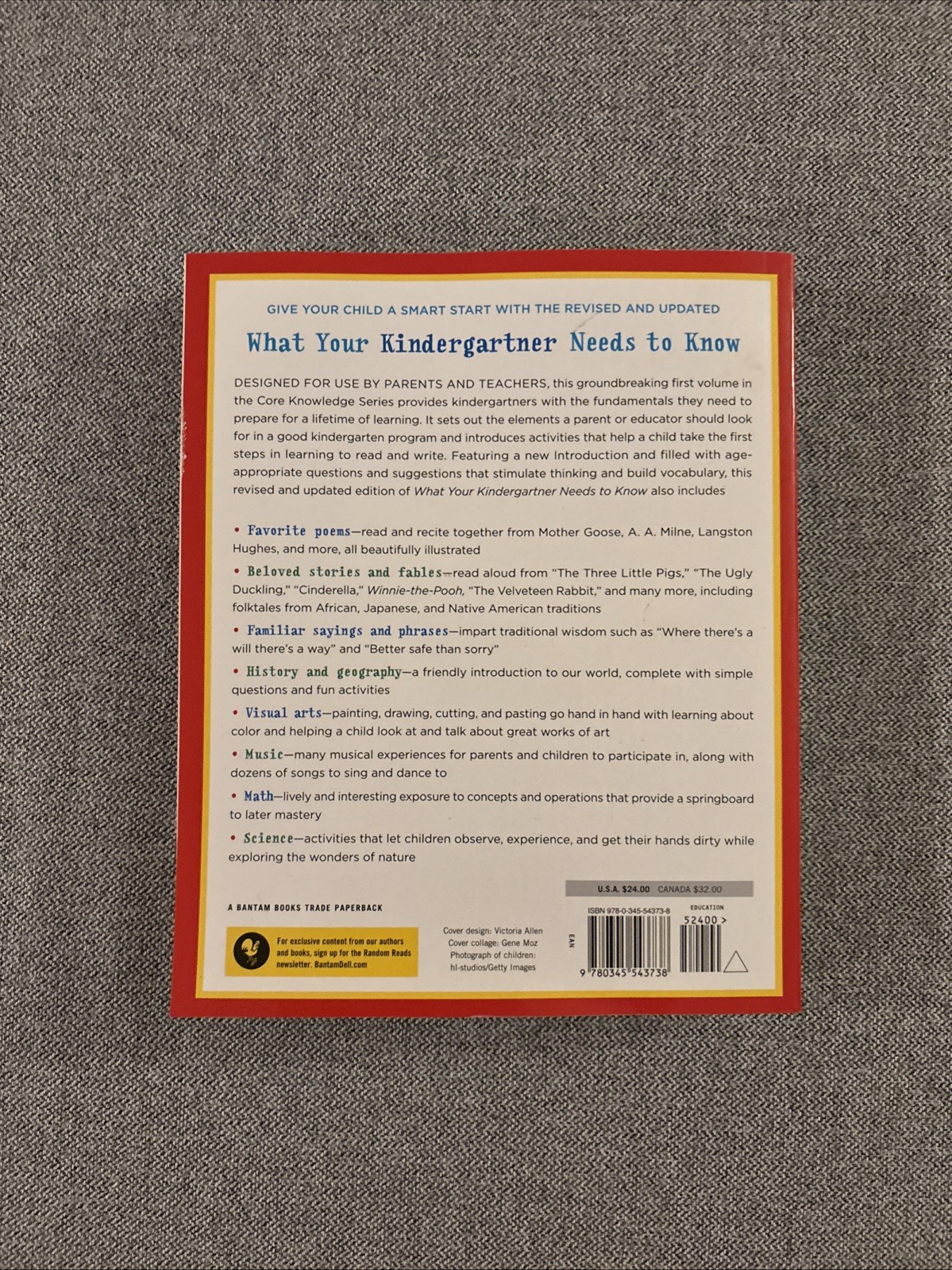 Core Knowledge Ser.: What Your Kindergartner Needs to Know Preparing Your Child