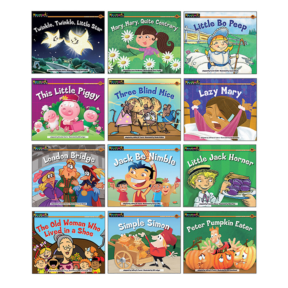 NEWMARK LEARNING NL-1067 Rising Readers Leveled Books: Nursery Rhyme Tales Set