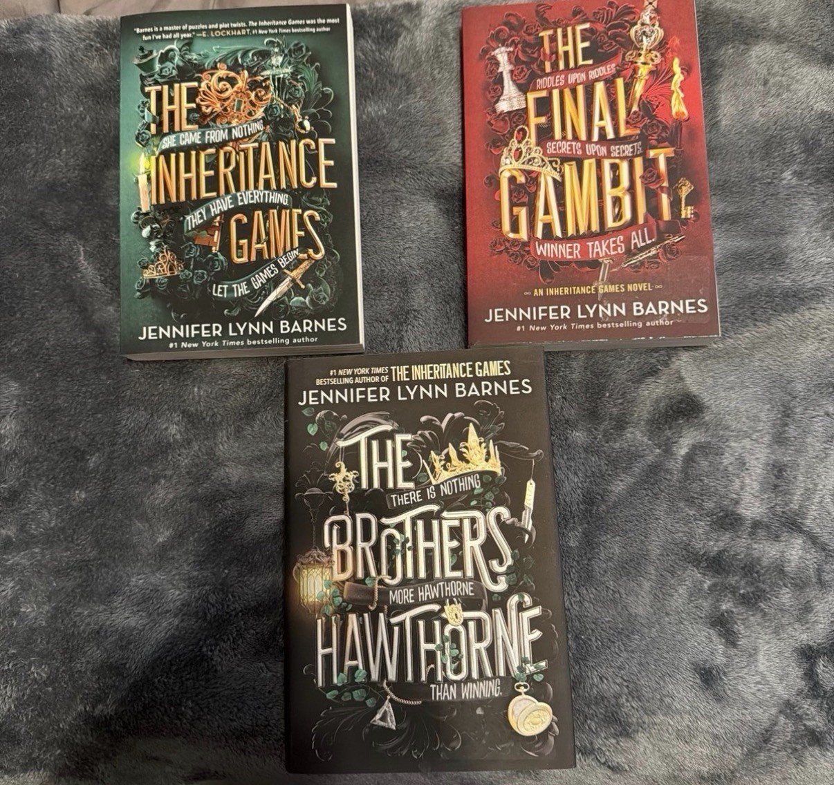 Jennifer Lynn Barnes Inheritance Games 3-Book Set PB: Final Gambit, Brothers