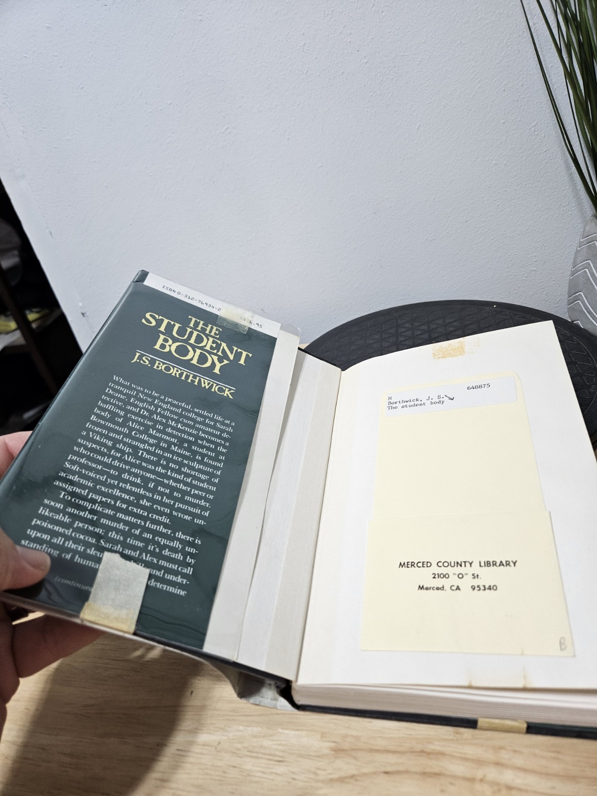 The Student Body by J. S. Borthwick 1986 Hardcover Dust Jacket