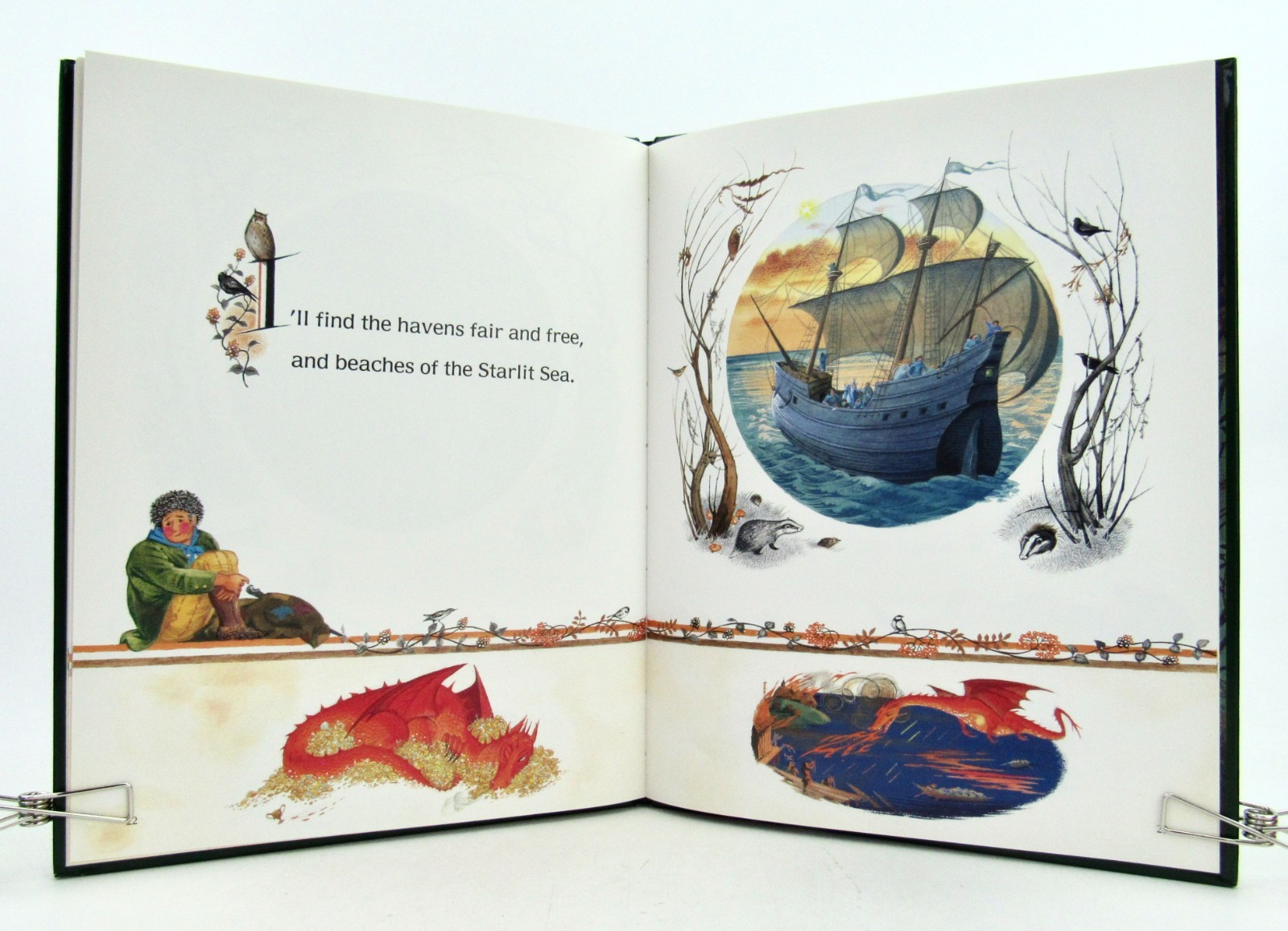 BILBO’S LAST SONG J.R.R. Tolkien & Pauline Baynes 1990 Houghton Mifflin HBDJ EXC