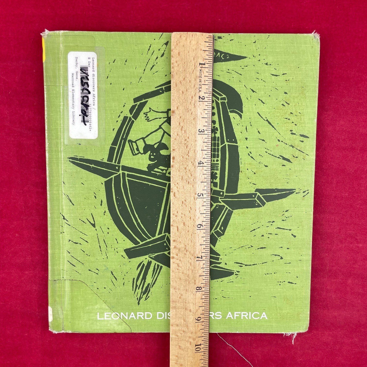 Vintage 1967 Leonard Discovers Africa Gene Darby Hardcover Book – Discard
