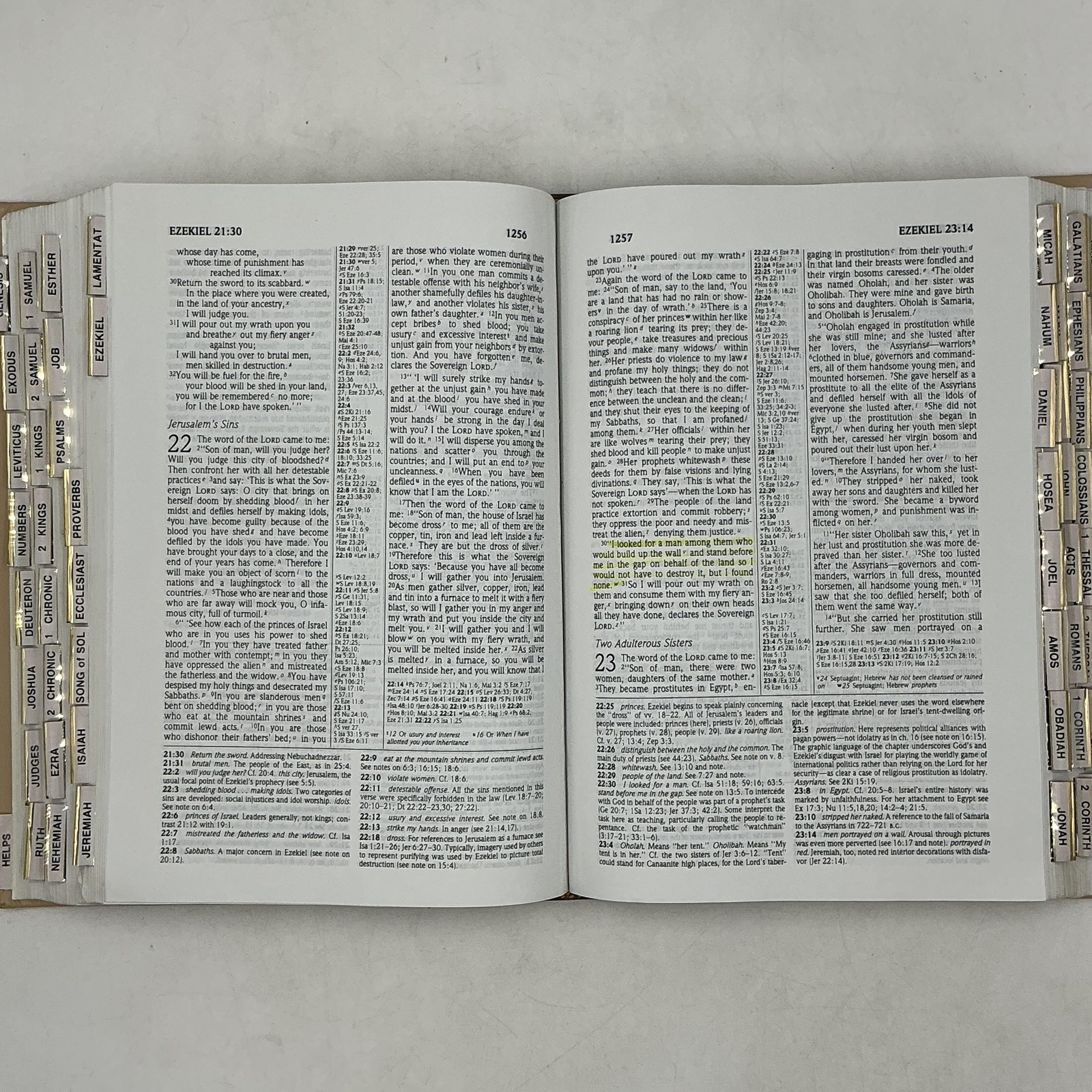 Vintage The NIV Study Bible Kenneth Barker Holman Faux Leather Brown 1985