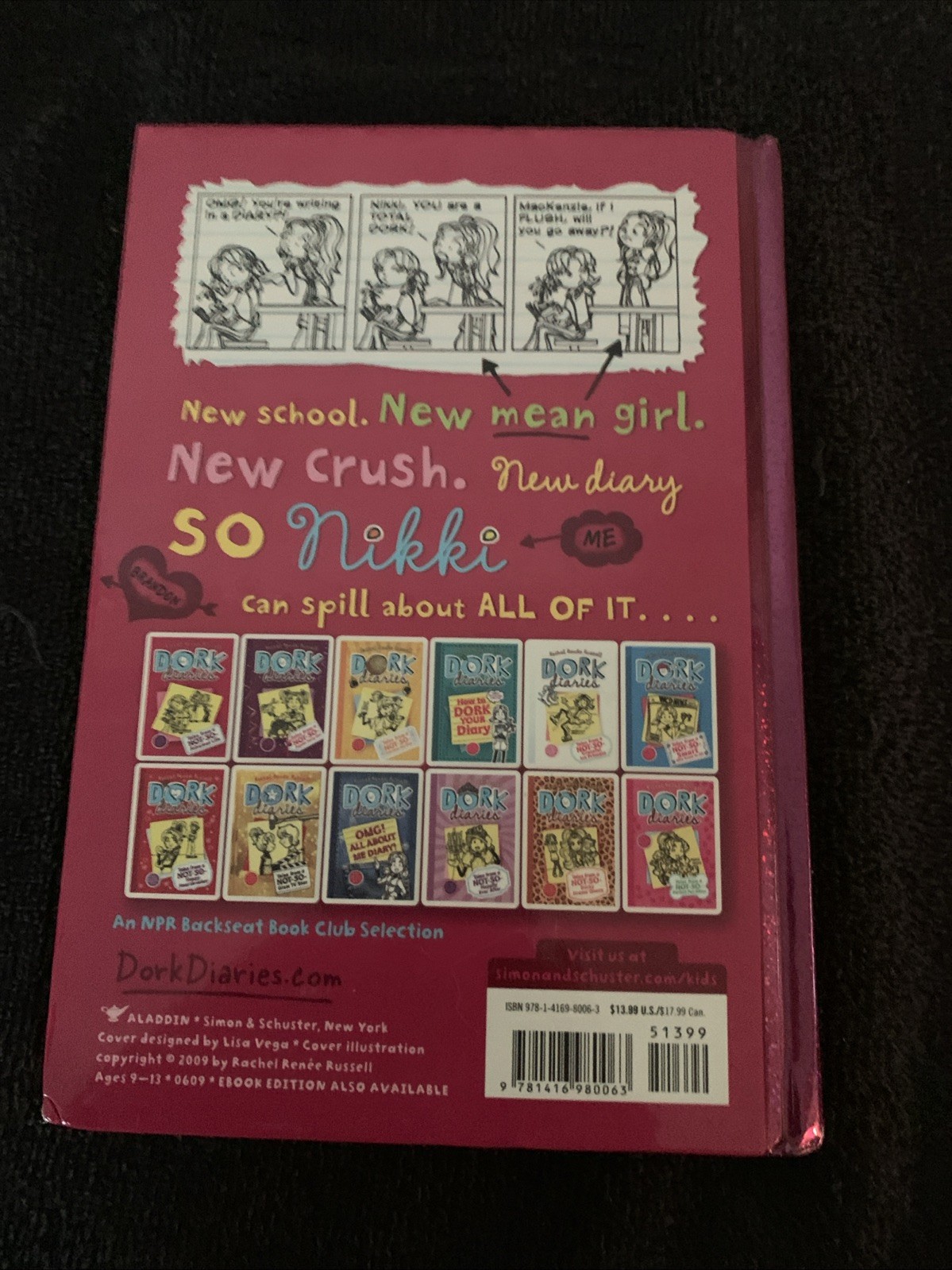 DORK DIARIES HARDCOVER BOOK LOT OF 12 1, 2, 4 – 6 8 – 14 RACHEL RENEE RUSSELL