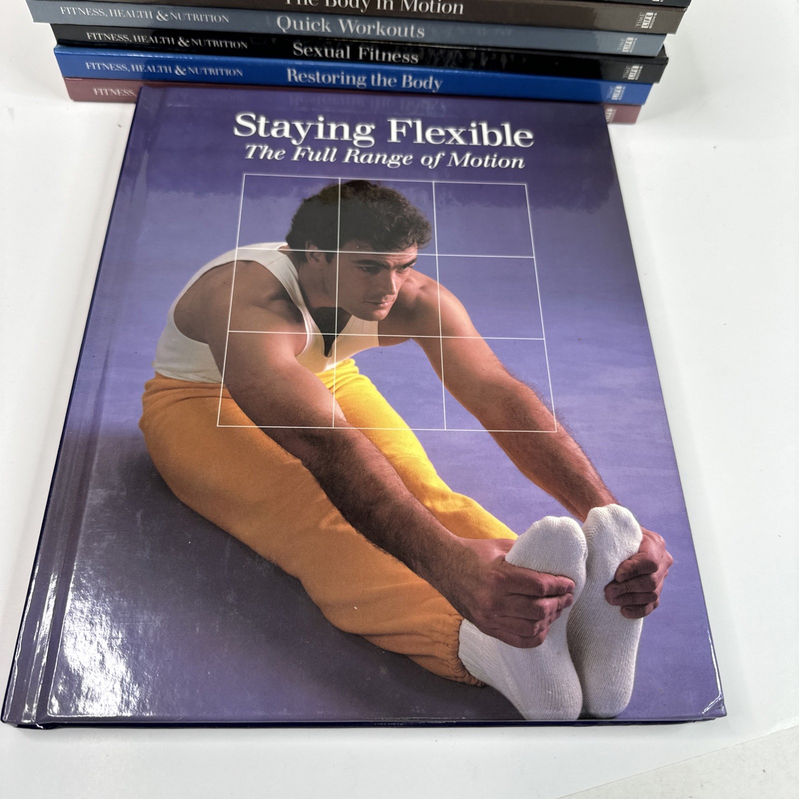 Lot of 9 Fitness Health Nutrition Time Life Books Workouts Fitness HC 1989