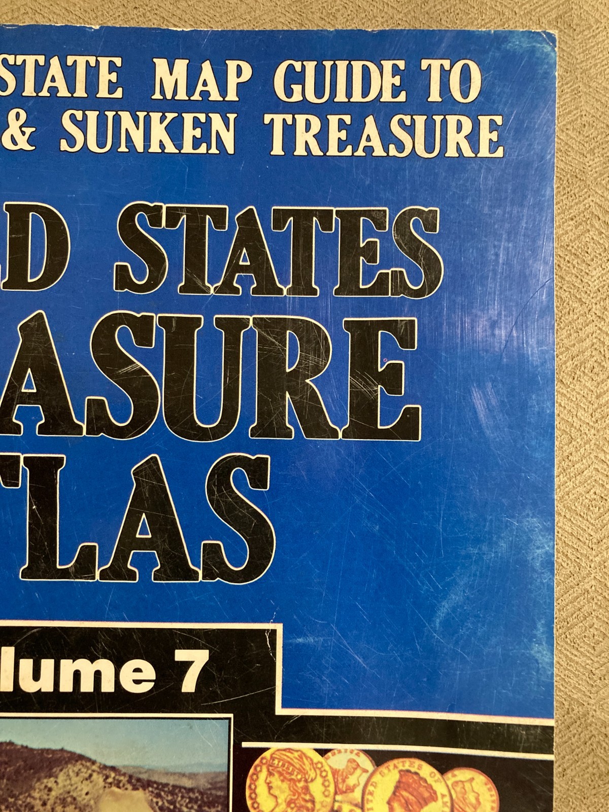 US Treasure Atlas Vol 7 NM, NY, NC, ND, OH by Thomas Terry – Worn