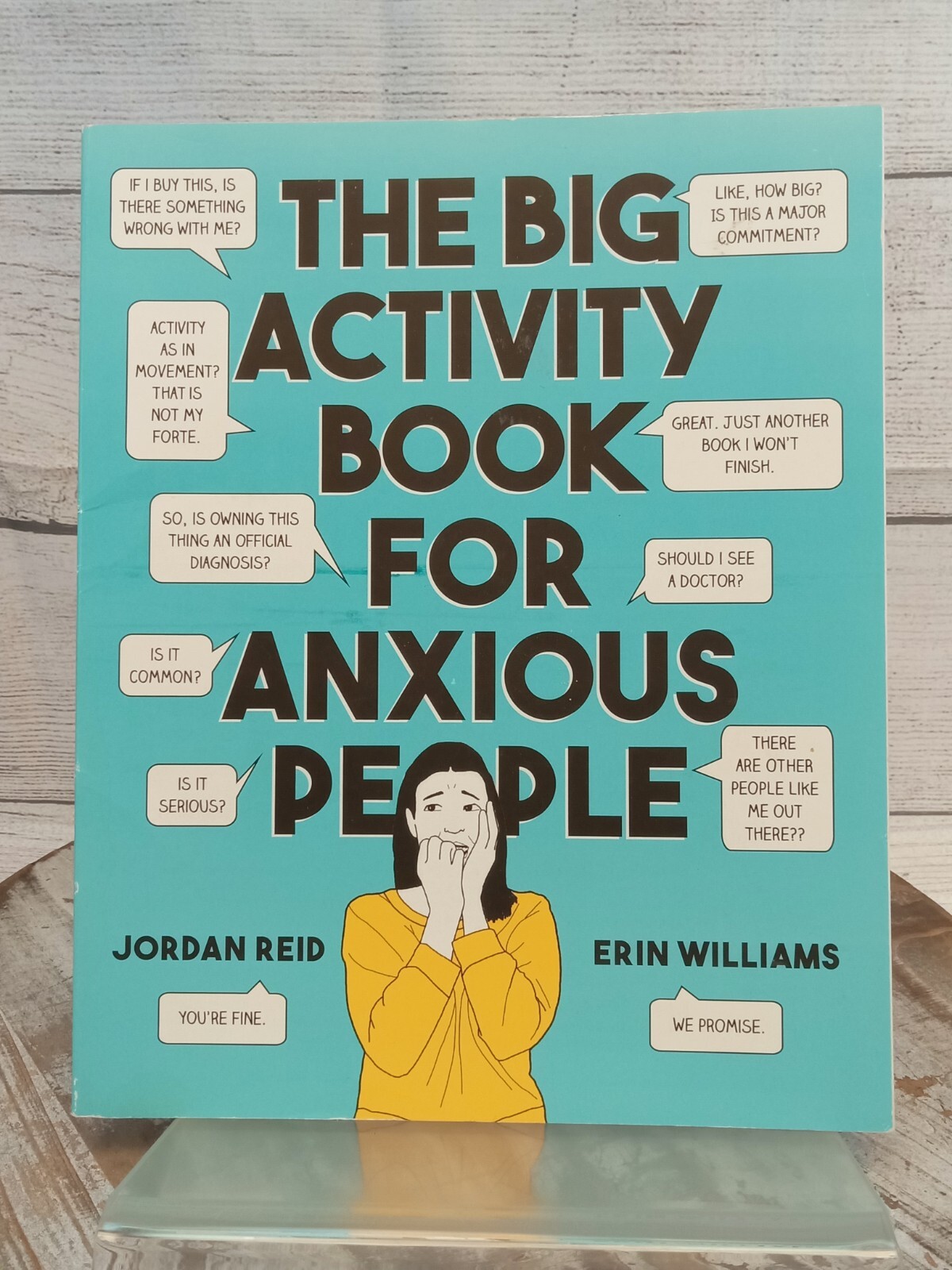 Big Activity Book for Anxious People by Erin Williams and Jordan Reid 2019 PB