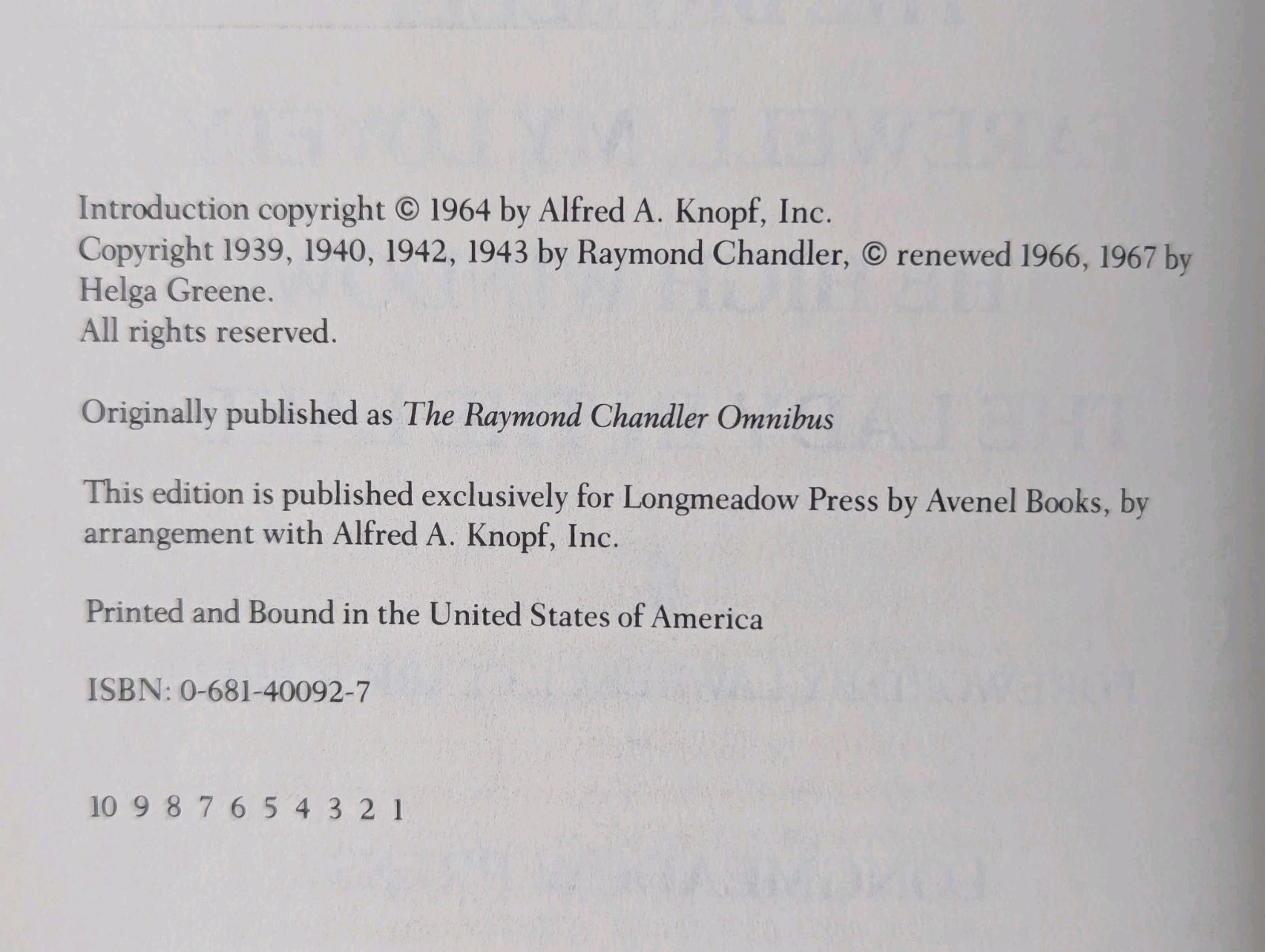 Four Complete Philip Marlowe Novels by Raymond Chandler Leather Bound