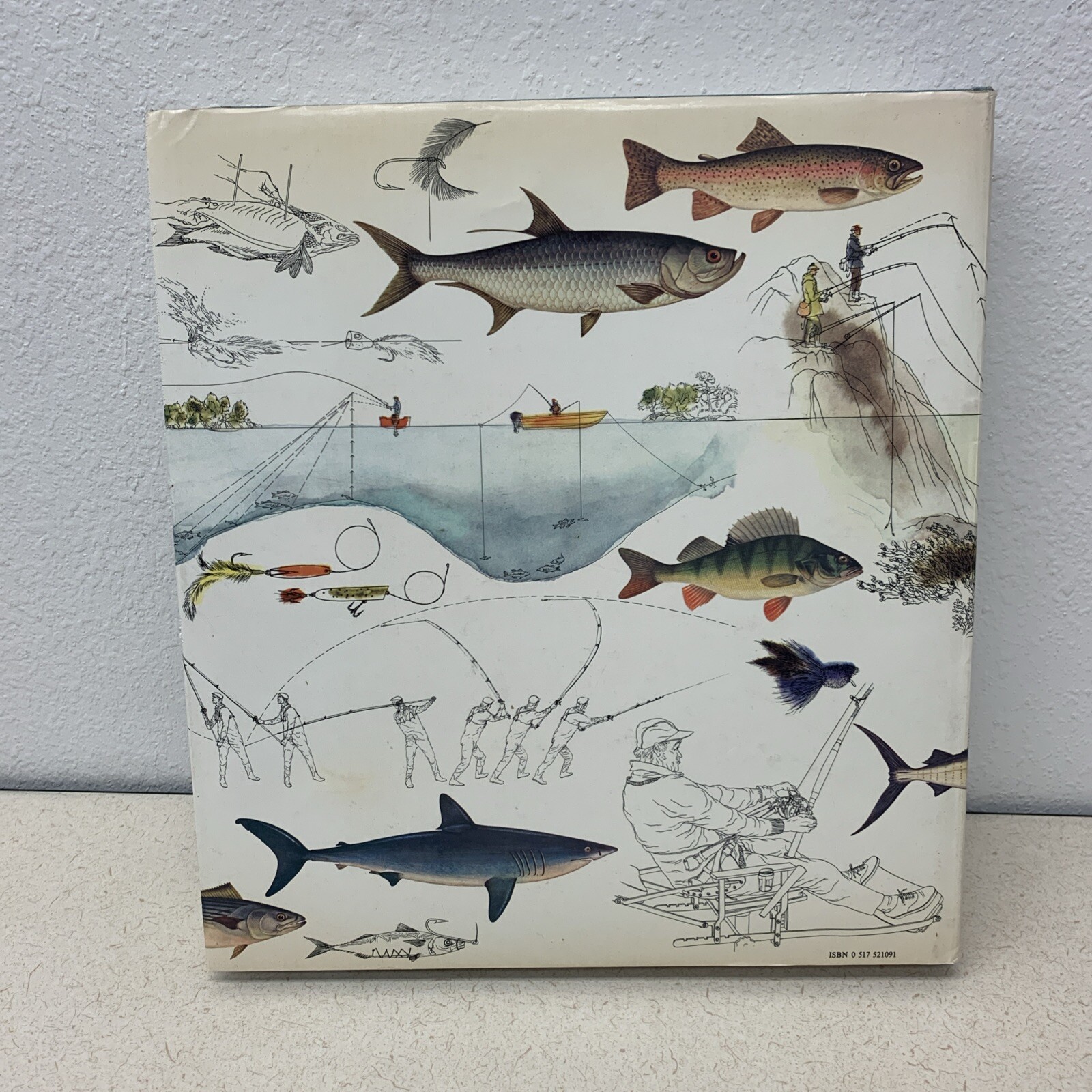 Vintage Book The Lore of Sportfishing by Tre Tryckare 1976 1st Edition RARE