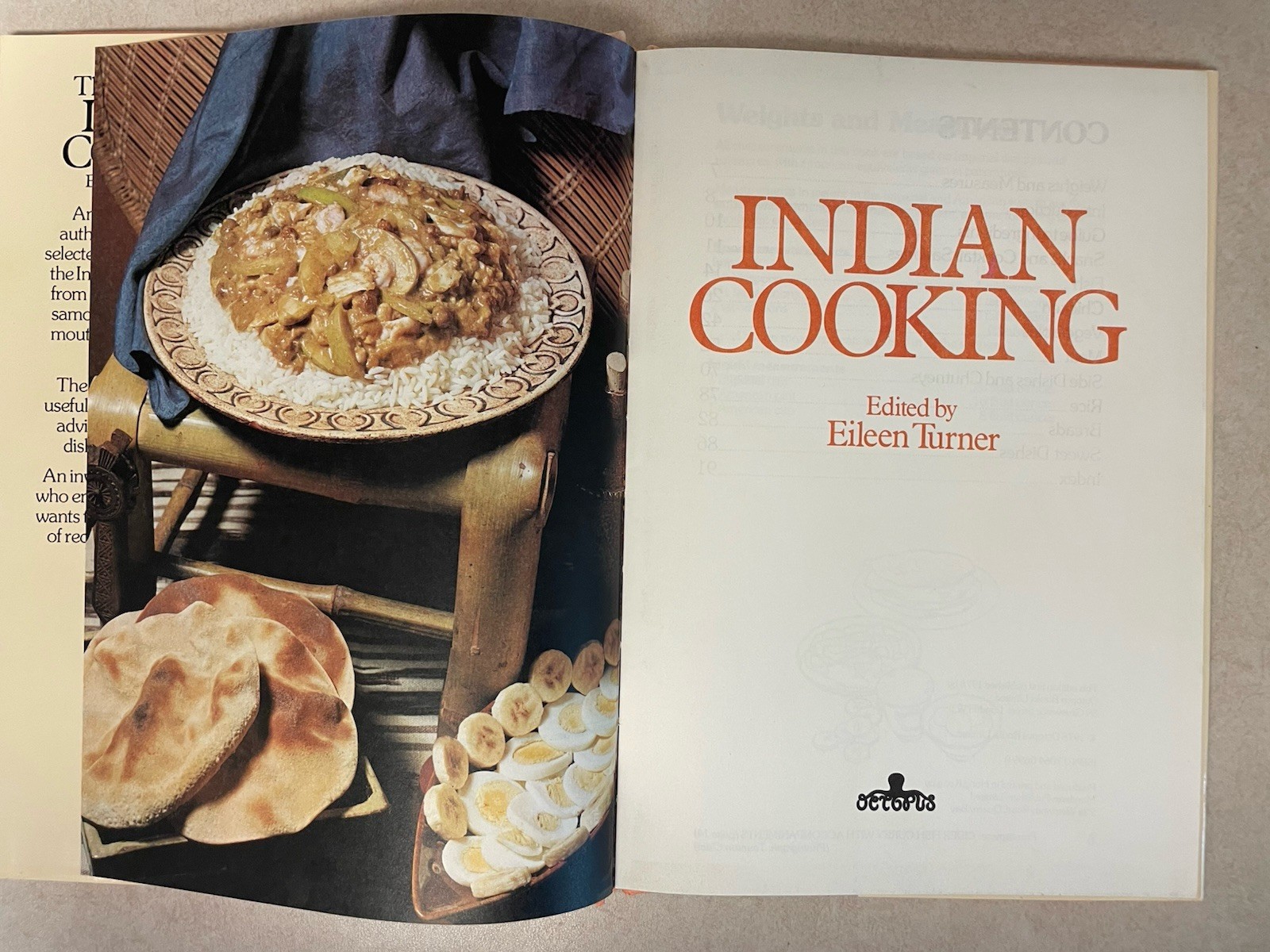 The Color Book of Indian Cooking Edited by Eileen Turner 1978 (92 pages)