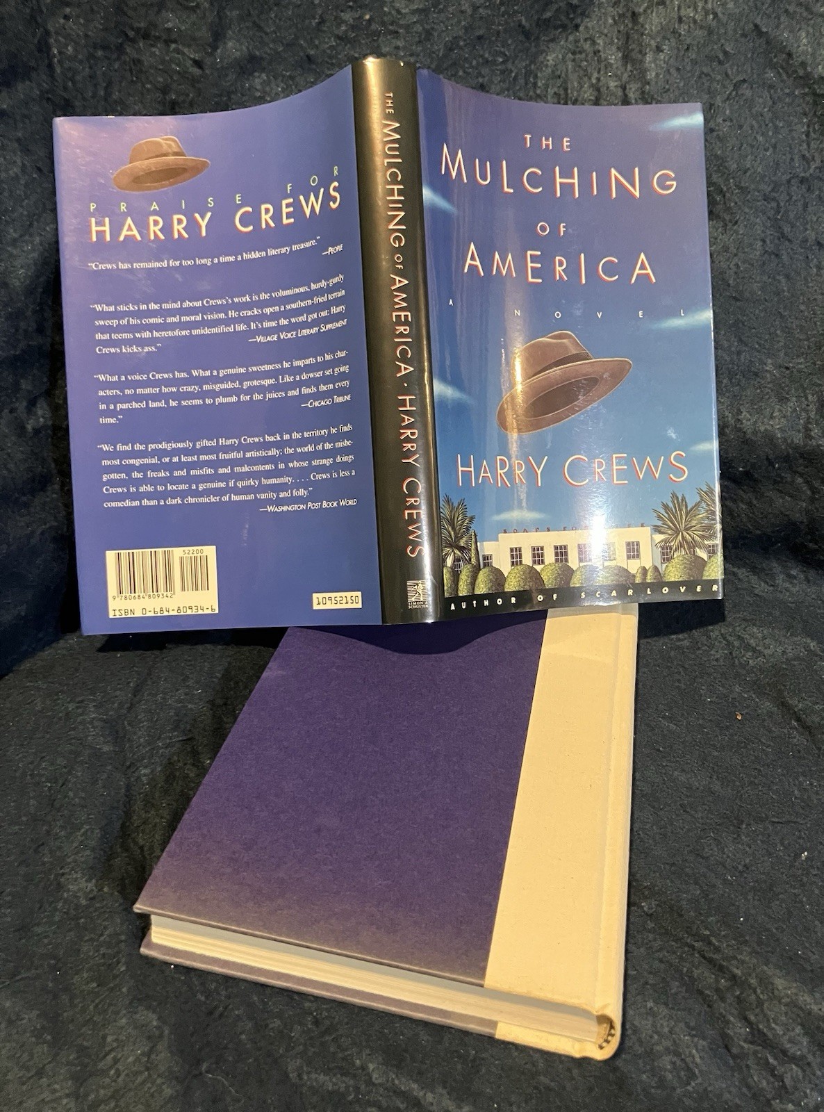 Harry Crews SIGNED The Mulching of America 1st / 1st HC unclip. DJ NEW UNREAD