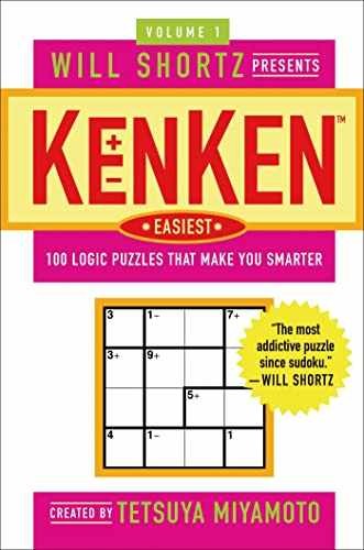 Will Shortz Presents KenKen – Paperback, by Miyamoto Tetsuya; KenKen – Very Good