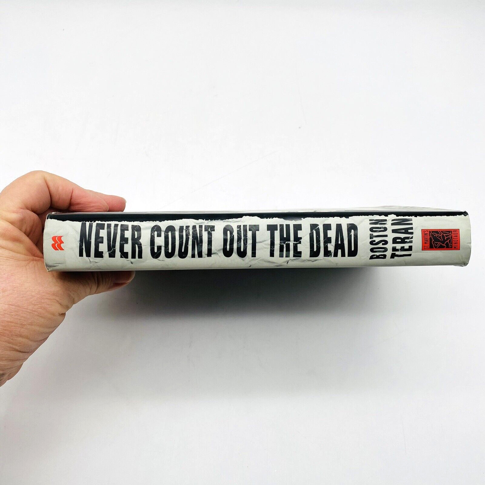 SIGNED Never Count Out the Dead Boston Teran 1st 1st Hardcover Dust Jacket