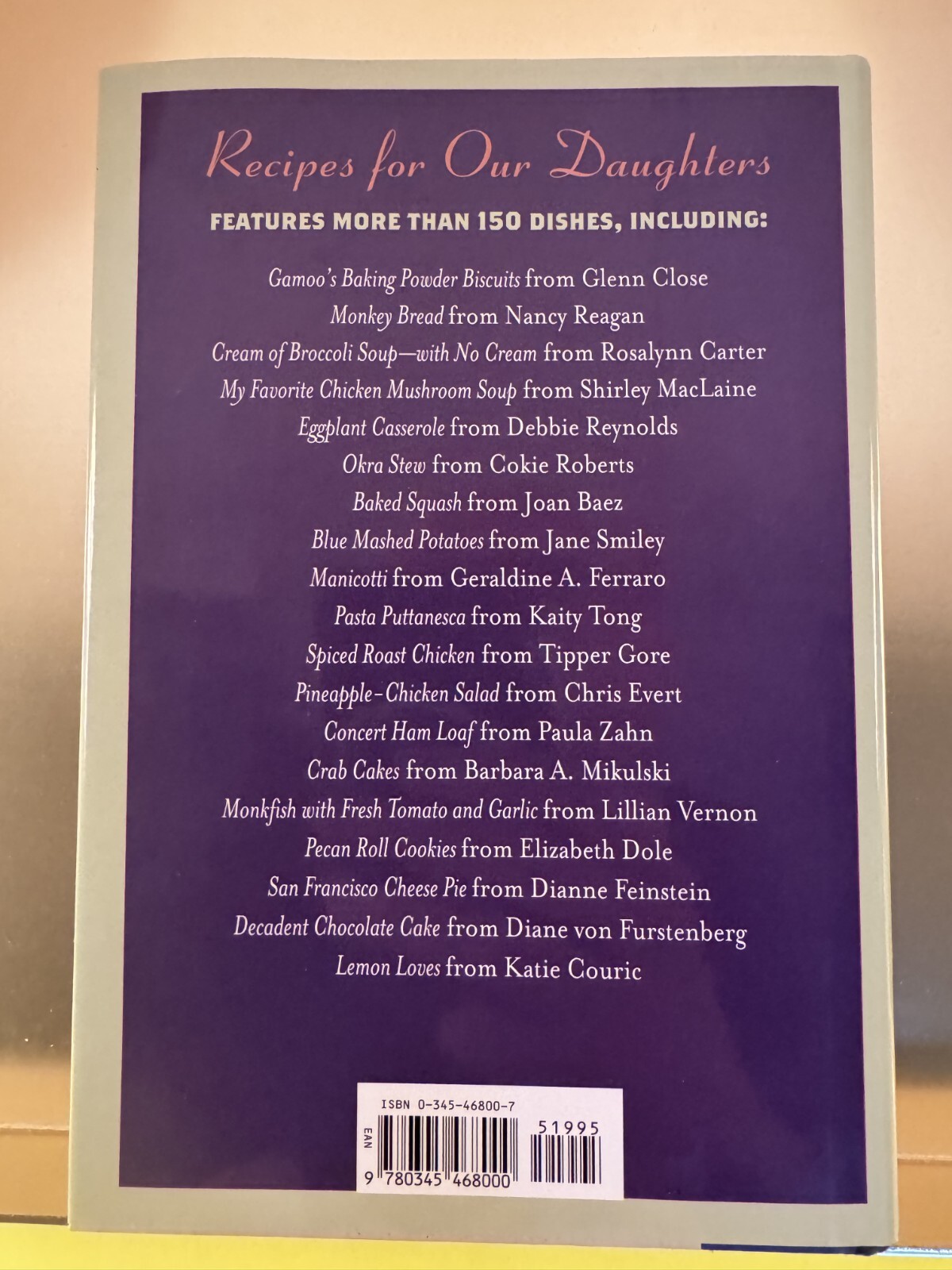 Recipes for Our Daughters by Naomi Neft & Cynthia Rothstein Signed First Edition