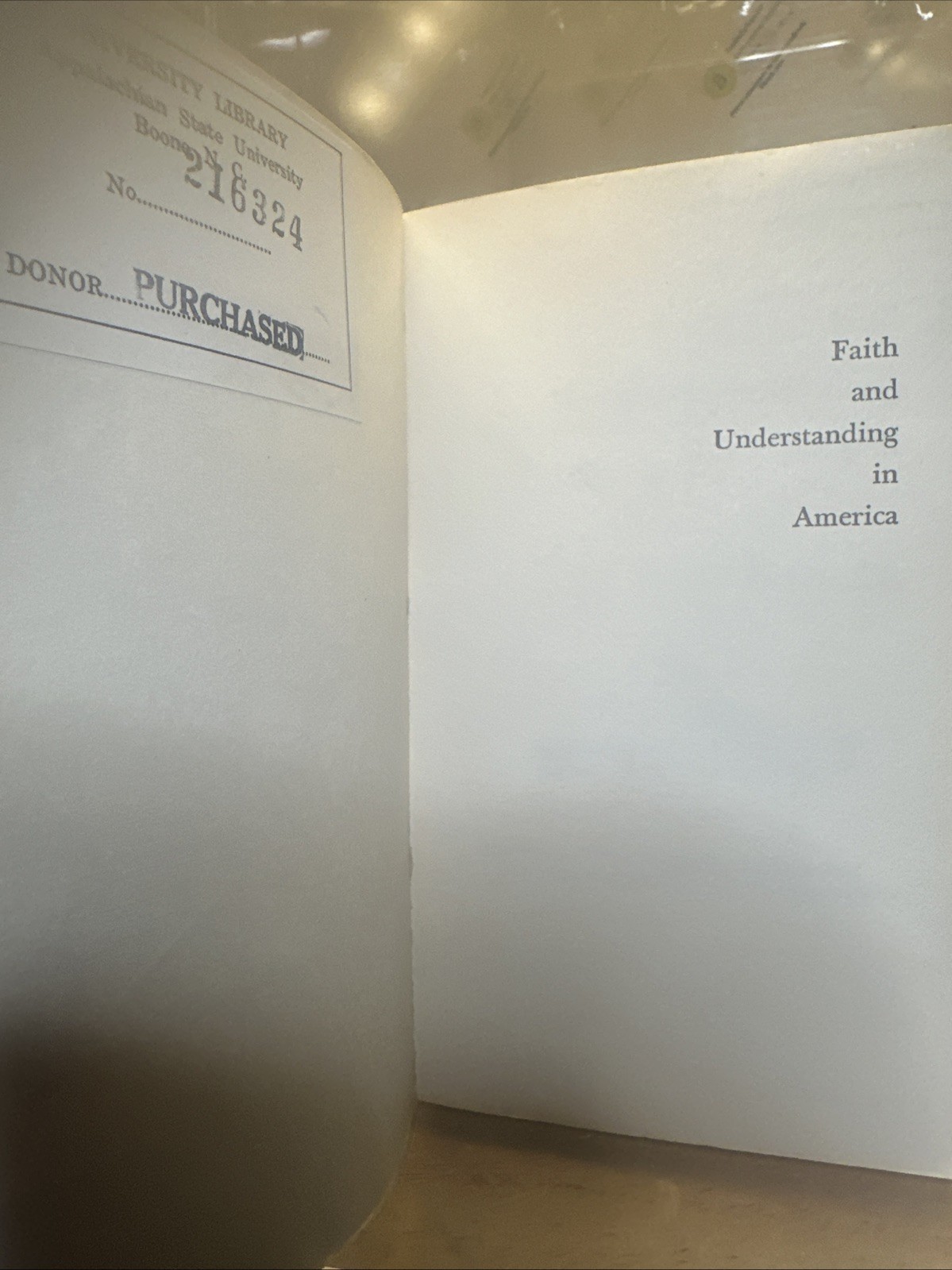 Faith and Understanding in America by Gustave Weigel, S.J. 1962 Paperback