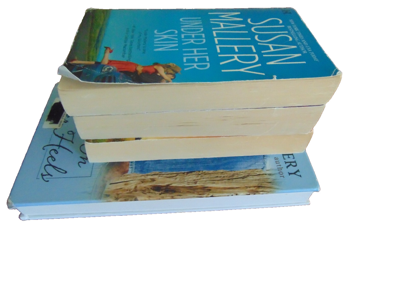 Complete Set Susan Mallery Lone Star Sisters (4) Books; 3-MM PB & 1-HC Lg Print