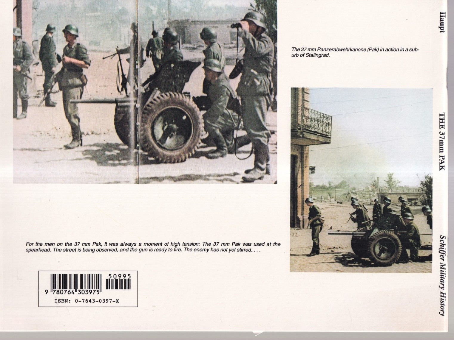THE 37MM PAK by Werner Haupt (1997 Stapled Softcover){J6}