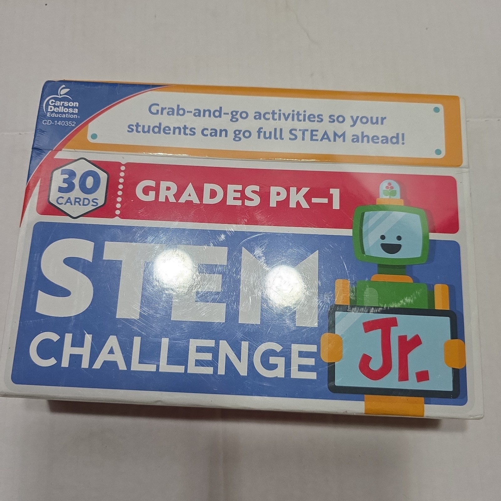 STEM CHALLENGE JR LEARNING CARDS Grades PK-1 Educational