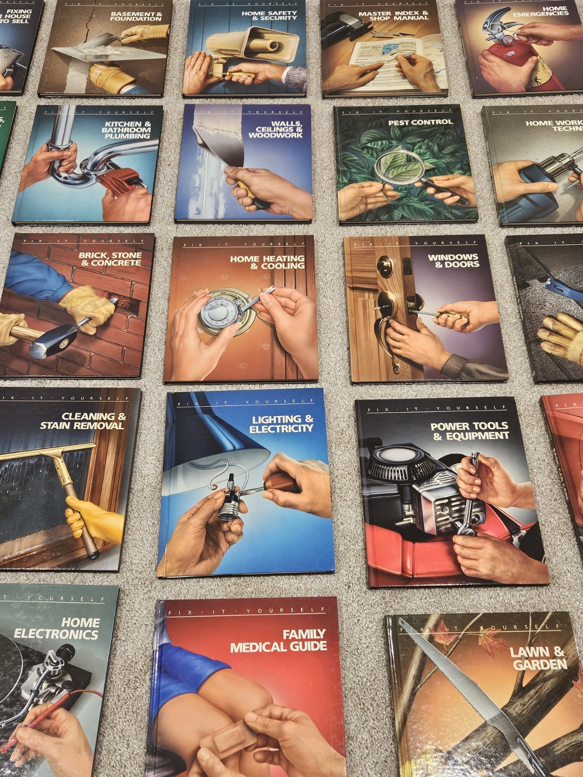 Vtg Complete Set 26 Reader’s Digest “Fix-It-Yourself” Home Repair & Maintenance