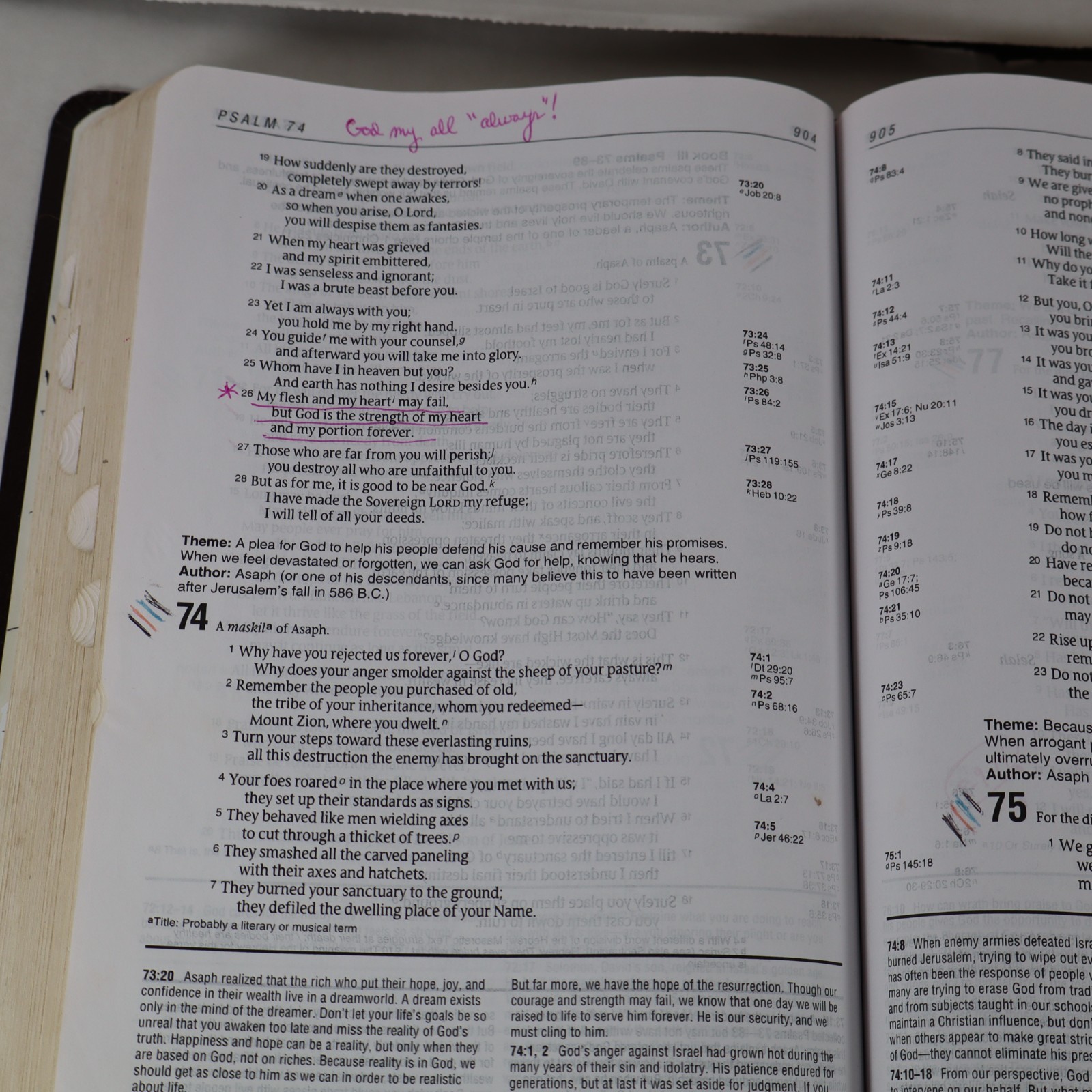 NIV Life Application Study Bible Bonded Leather Printed in USA – Red Letter