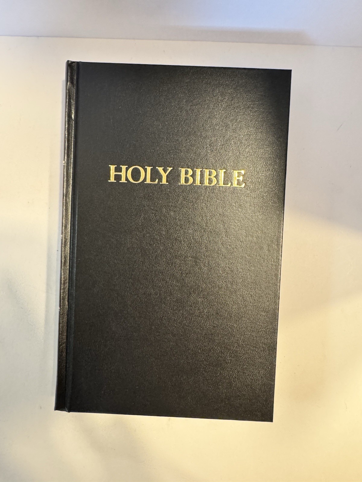 KJV Large Print Pew Bible Black Hardcover Hendrickson King James Version