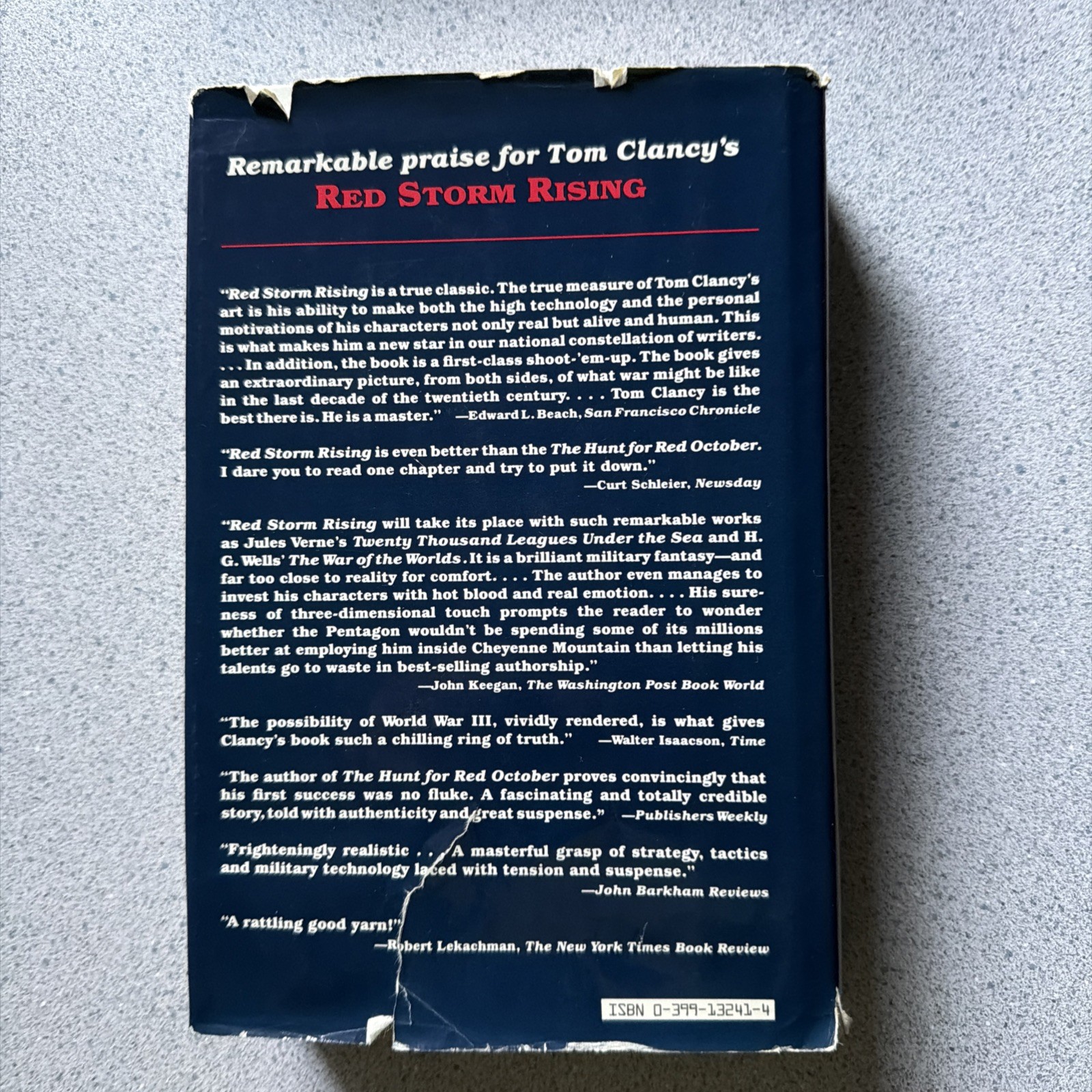 PATRIOT GAMES Tom Clancy Hardcover 1987 TRUE FIRST EDITION FIRST PRINTING 1st Ed