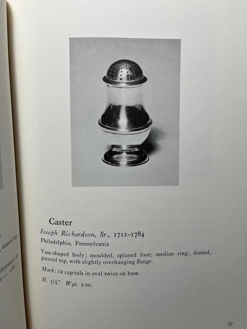 1958 AMERICAN SILVER COLLECTED BY PHILIP HAMMERSLOUGH History Sterling 1700s