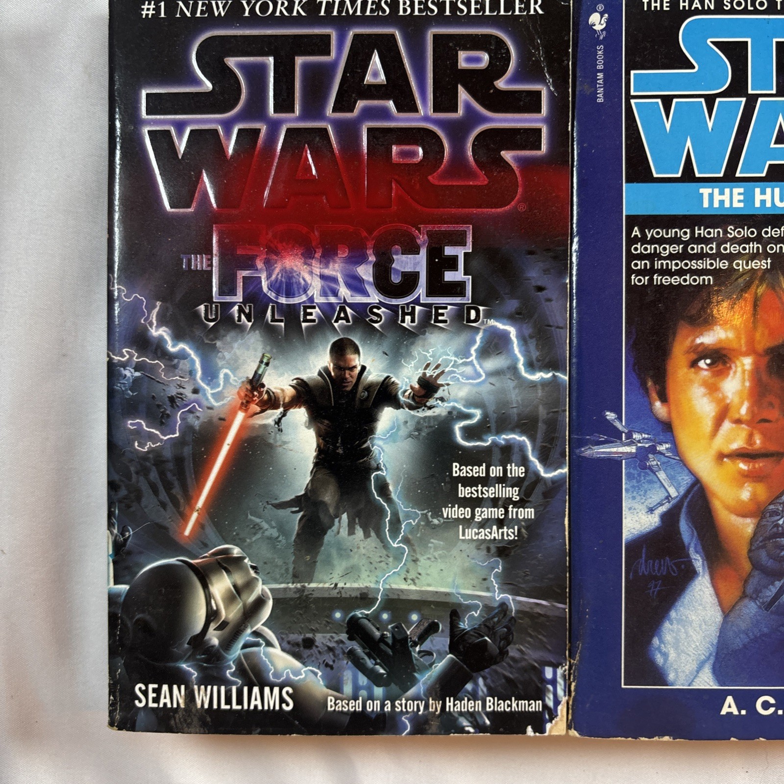 Star Wars Misc PB Book Lot Set Of 7 – Kenobi Darth Bane Force Unleashed etc..