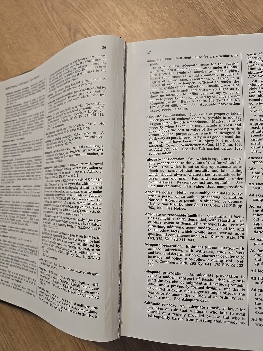 Black’s Law Dictionary Special Deluxe Fifth 5th Edition 1979 Padded Indexed.