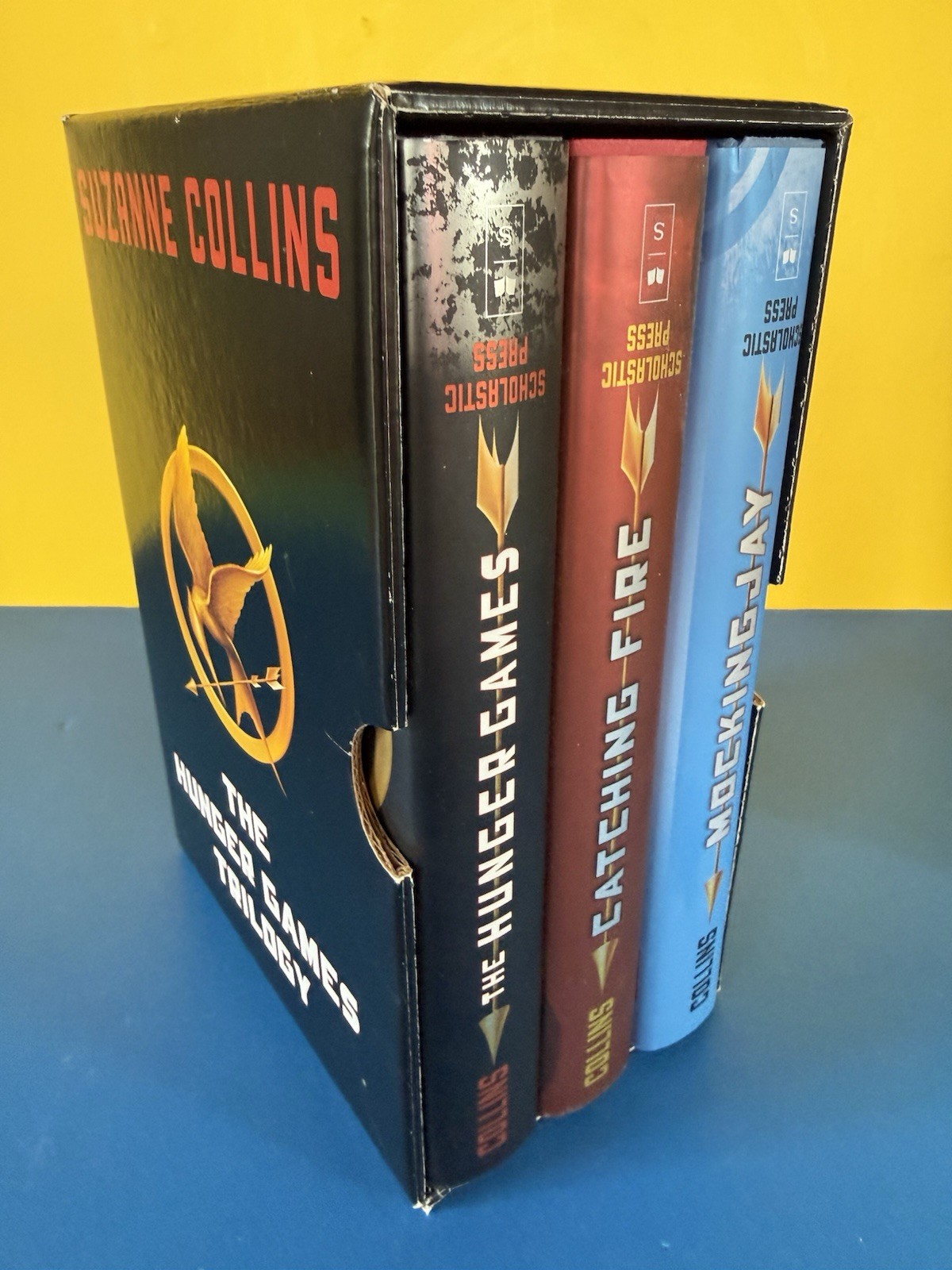 The Hunger Games Trilogy Boxed Book Set of 3 Collins Suzanne 1st Ed. Fantasy HC
