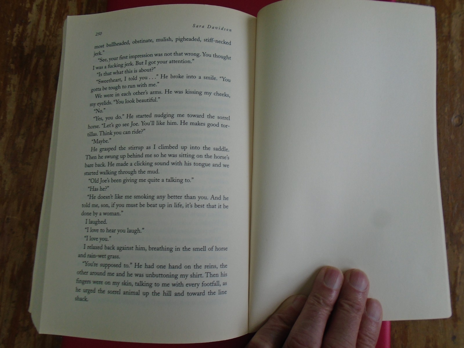 Cowboy, A Love Story by Sara Davidson, 1998 First Edition, 250 Pages