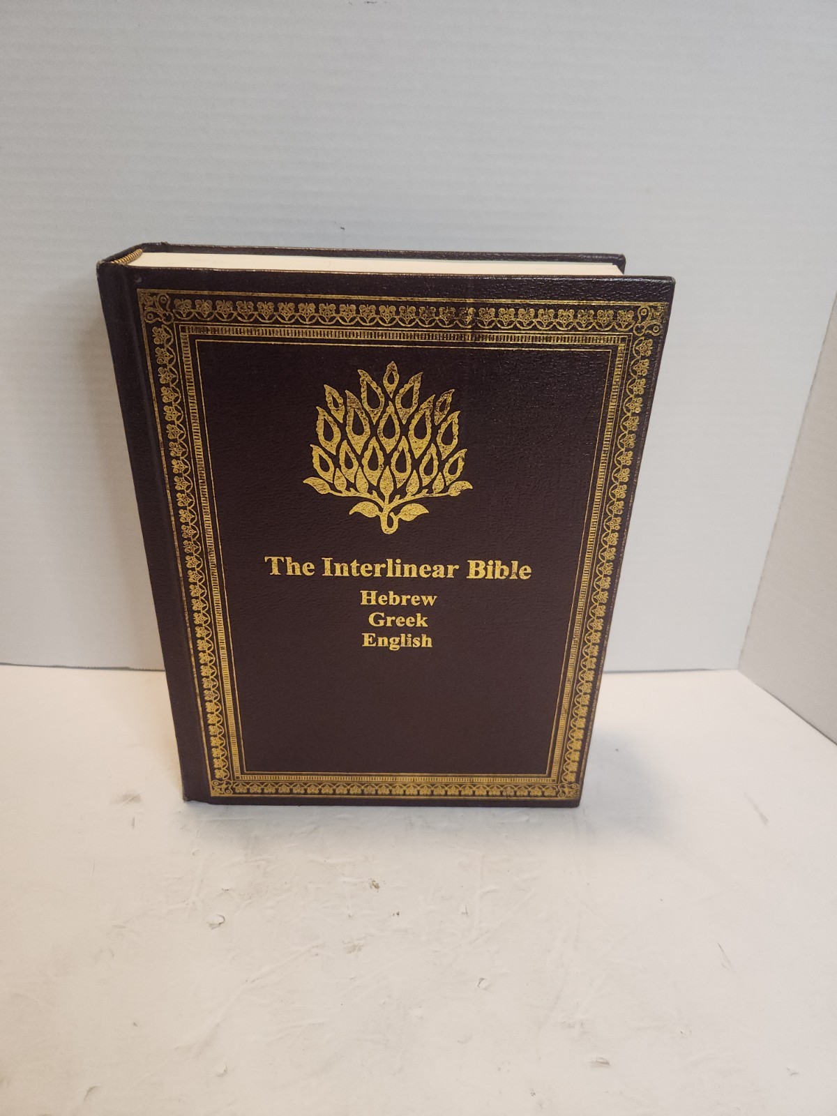 The Interlinear Bible Hebrew Greek English Jay P. Green ed. (1986, HB) Bran