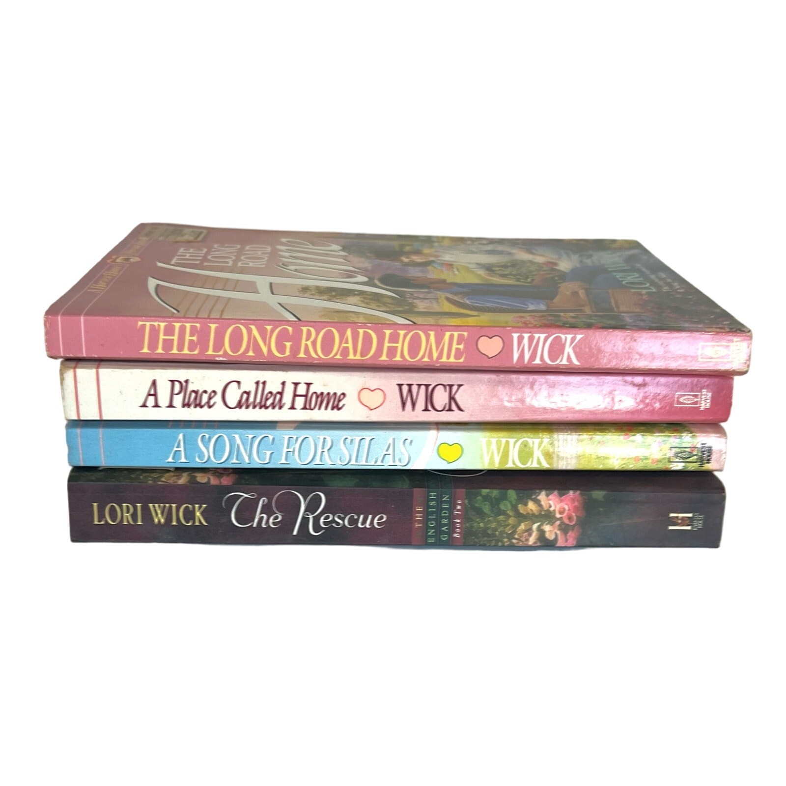 Lori Wick Books Lot of 4 Vintage Paperback Mixed Set Bundle