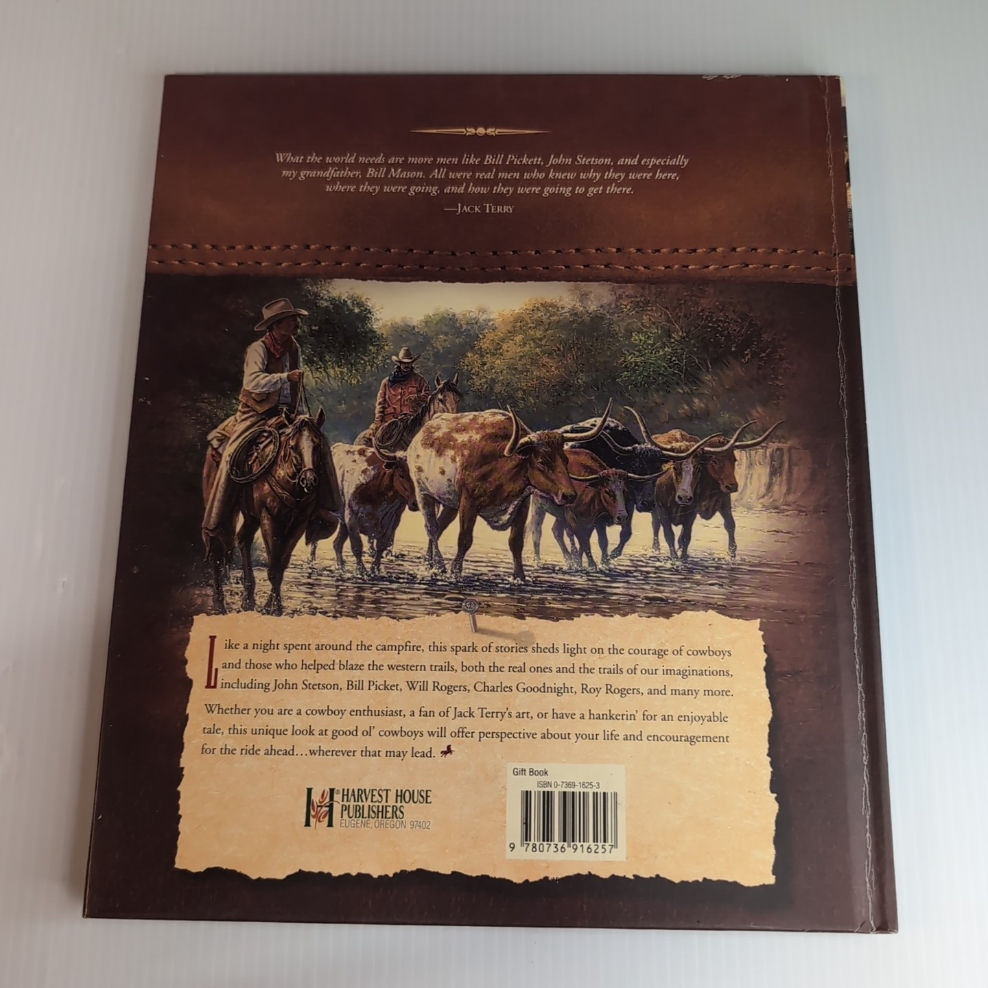 Good Ol Cowboy Stories Paintings Nonfiction Book Western Jack Terry Art HC