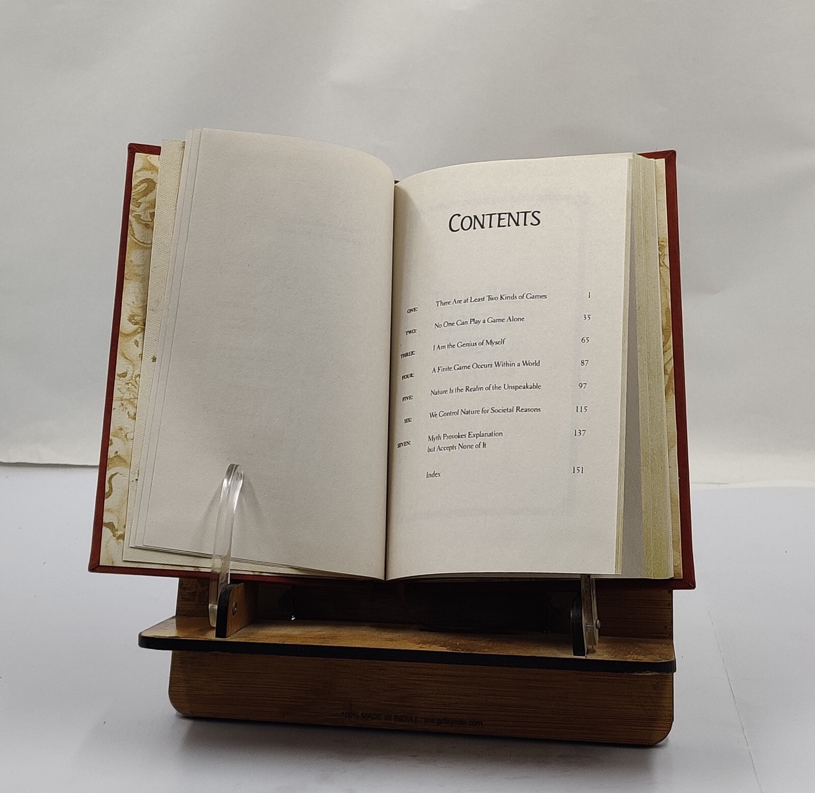 Finite and Infinite Games by Carse, James [PREMIUM LEATHER BOUND]