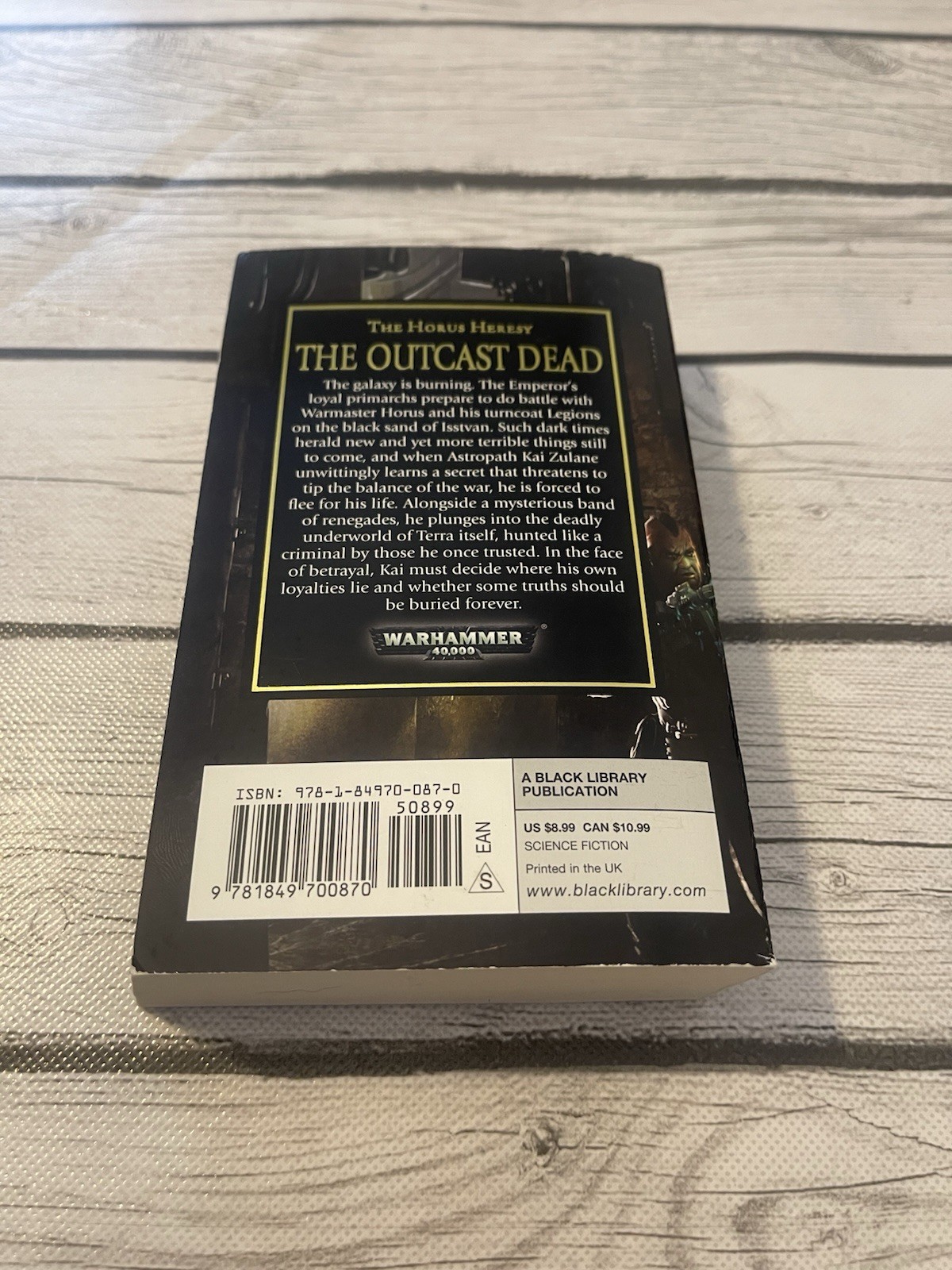 The Horus Heresy The Outcast Dead Graham McNeill 2011 Mass Market Vol 17