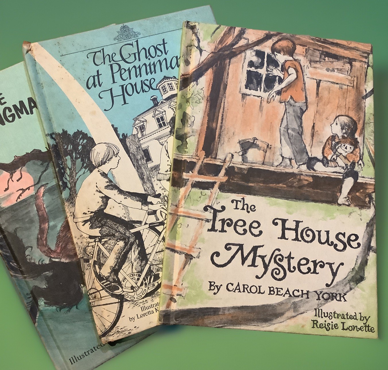 Lot Of 3 The Tree House Mystery by Carol Beach York 1973 Hardcover Book BCE