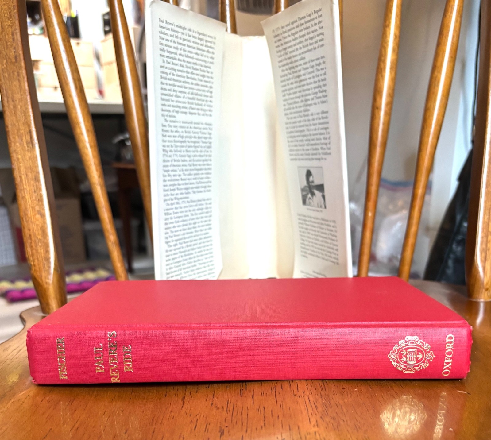 Paul Revere’s Ride – David Hackett Fischer – 1994 Oxford Hardcover w/ DJ