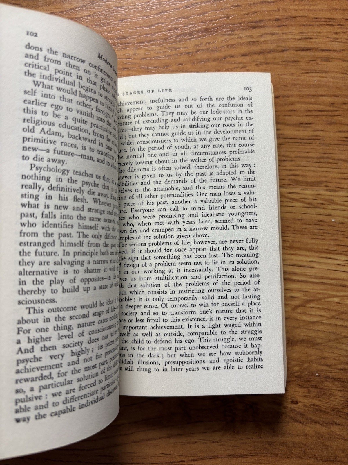 C.G. Jung Modern Man in Search of a Soul Paperback Harcourt Harvest Books