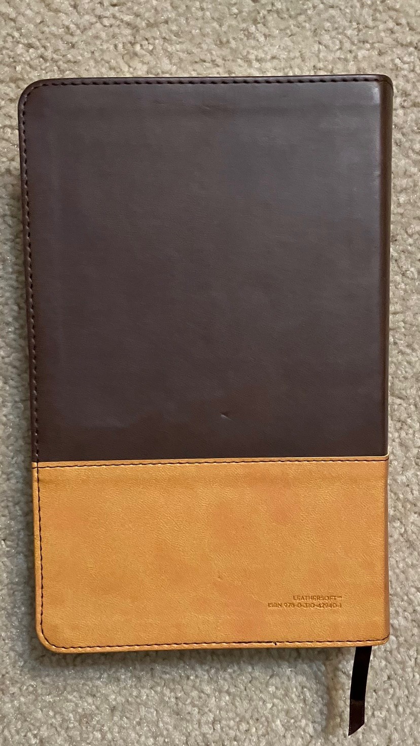 NIV Holy Bible Large Print Zondervan Brown DuoTone Leathersoft 2011